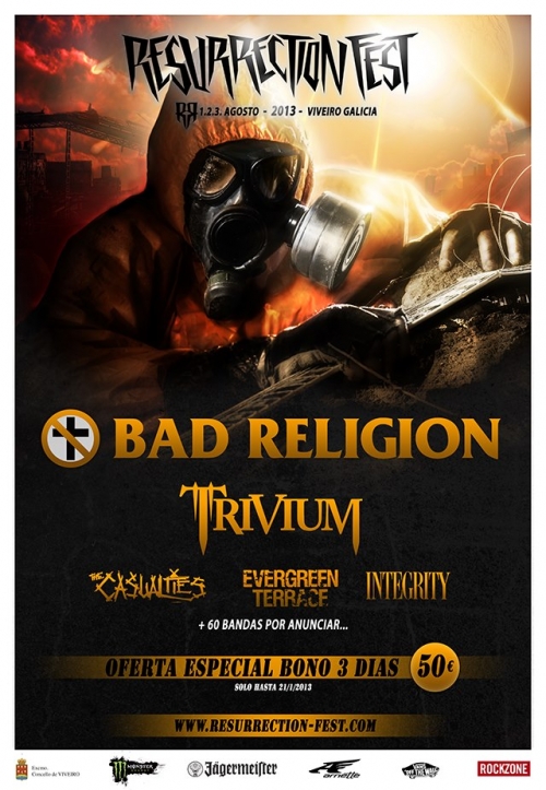 Trivium confirmados para el Resurrection Fest 2013 (España)