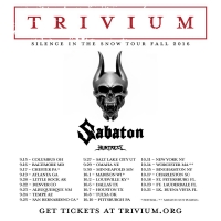 Trivium anuncia tour por Estados Unidos junto a Sabaton & Huntress