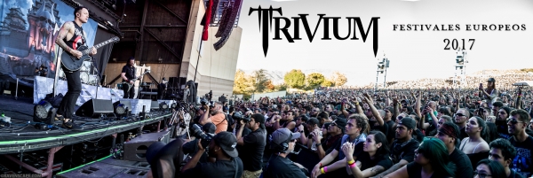 Presentación de Trivium en Festivales Europeos 2017