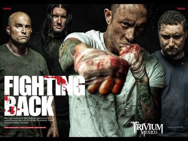 Trivium: De vuelta en la pelea [scans y traducción de Metal Hammer]