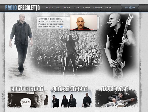 Nuevo website de Paolo Gregoletto